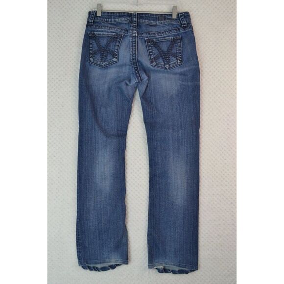 Kut From The Kloth Women's 8 So Low Bootcut Medium Wash Jeans - Picture 9 of 13